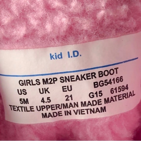 NEW Size 5 toddler Stride Rite Snow Boots Pink - Picture 2 of 2